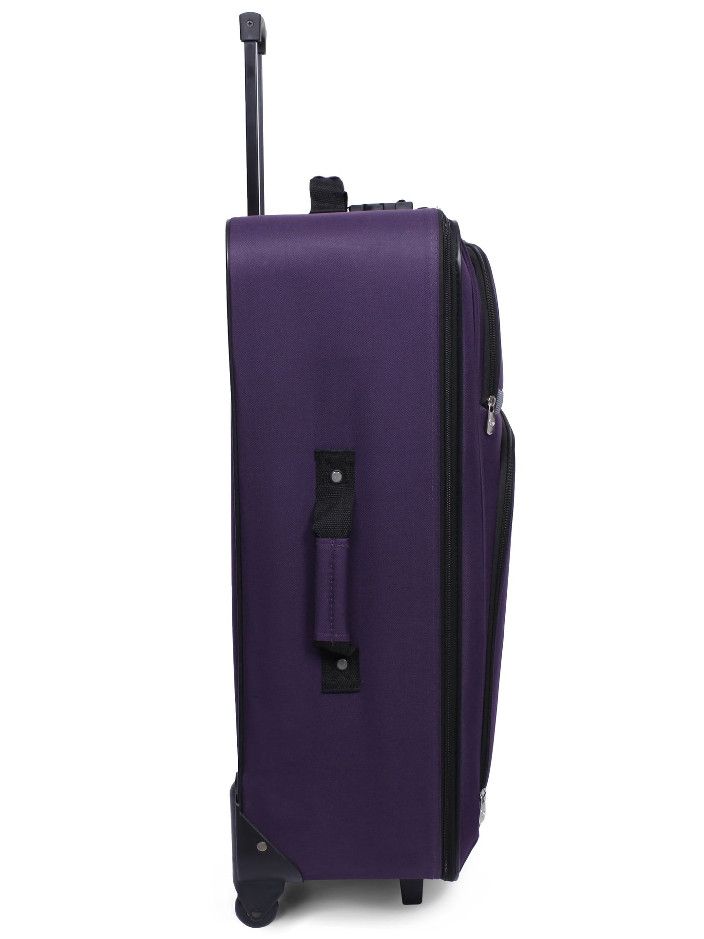 5 Piece Luggage Set, Includes Check and Carry-on Size, Purple