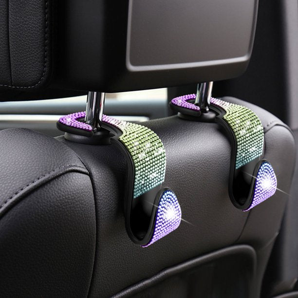 Car Back Seat Headrest Hooks, Universal Car Seat Headrest Hanger Holde -  DANNY'S HOME GOODS