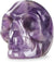 2.0" Amethyst Crystal Skull Head Statue Healing Figurines, Carved