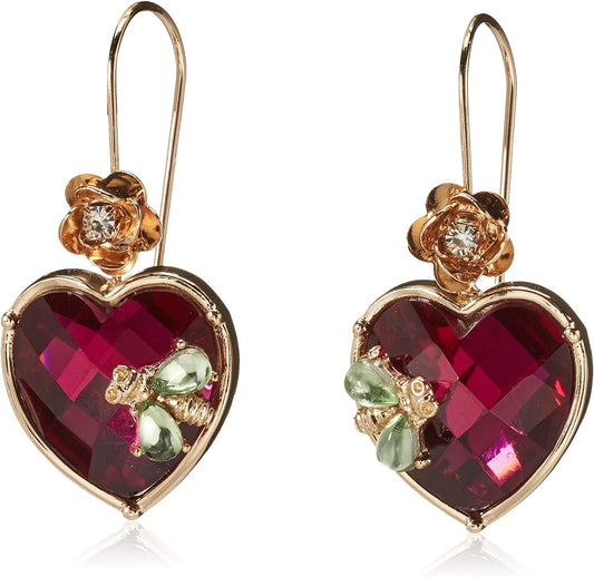 Heart Drop Earrings