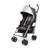 3Dlite ST Convenience Stroller, Black & Gray - Lightweight Stroller w/ Steel Frame, Large Seat Area, Multi-Position Recline