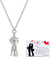 Valentine's Day Necklace for Women Affectionate Hug Necklace