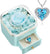 Valentines Day Gifts for Her Preserved Light Blue Rose with Light Blue Necklace for Women