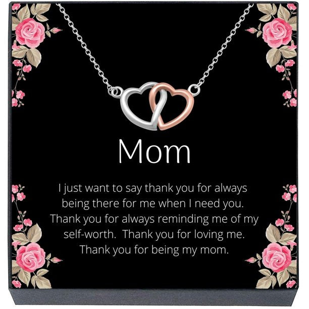 Heart Pendant for Mothers Day Necklace Jewelry Gifts for Mom