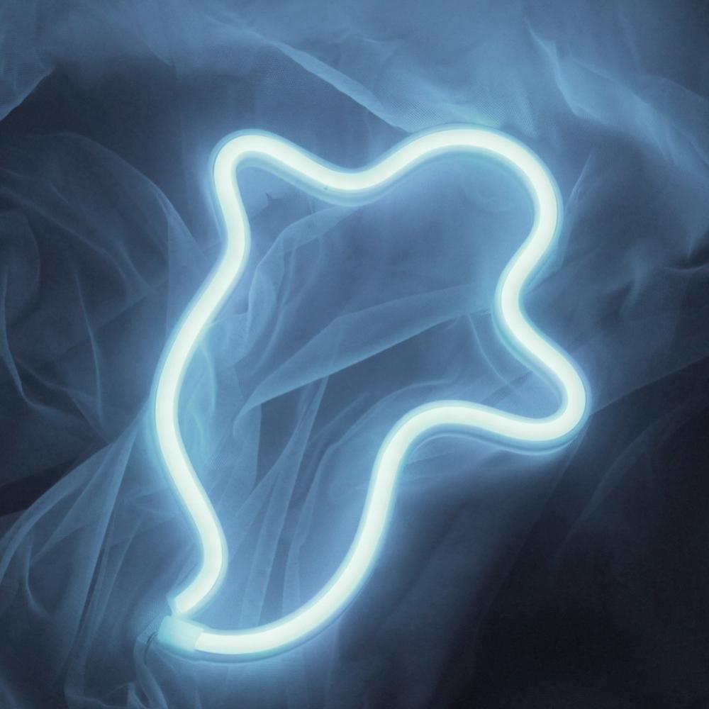 Ghost Neon Light Wall Decor