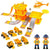 Yellow Construction Toys Cars Playsets with Garage Track 6 Construction Trucks Vehicles 2 Little Construction Workers 1 Helicopter Best Gift for Boys Kids