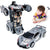 Transforming Car Robot Toys for Kids Boys Girls-Gray