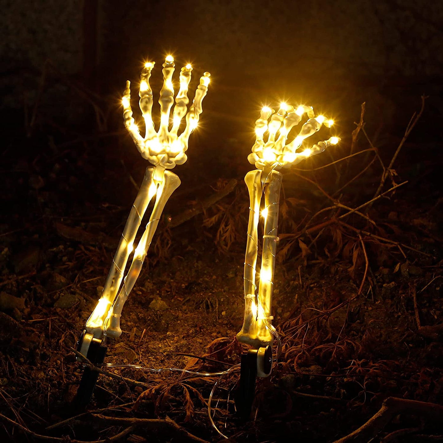 Light Up Arm Skeleton for Halloween Decorations