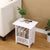 White Modern Nightstand