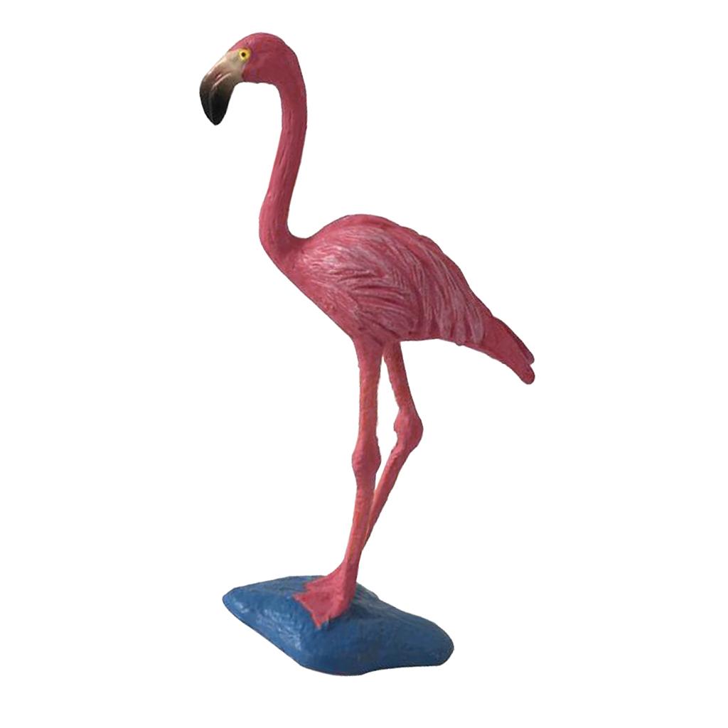 Set of 2 Lovely Garden Pink Flamingo Statue