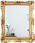 Vintage 11 x 9.5 inch Decorative Mirror, Wall Mounted & Tabletop Makeup Mirror -Square