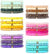 36Pcs Bohemian Multi-Layer Beaded Stacking Statement Bracelets Versatile Strand Stretch Set for Women