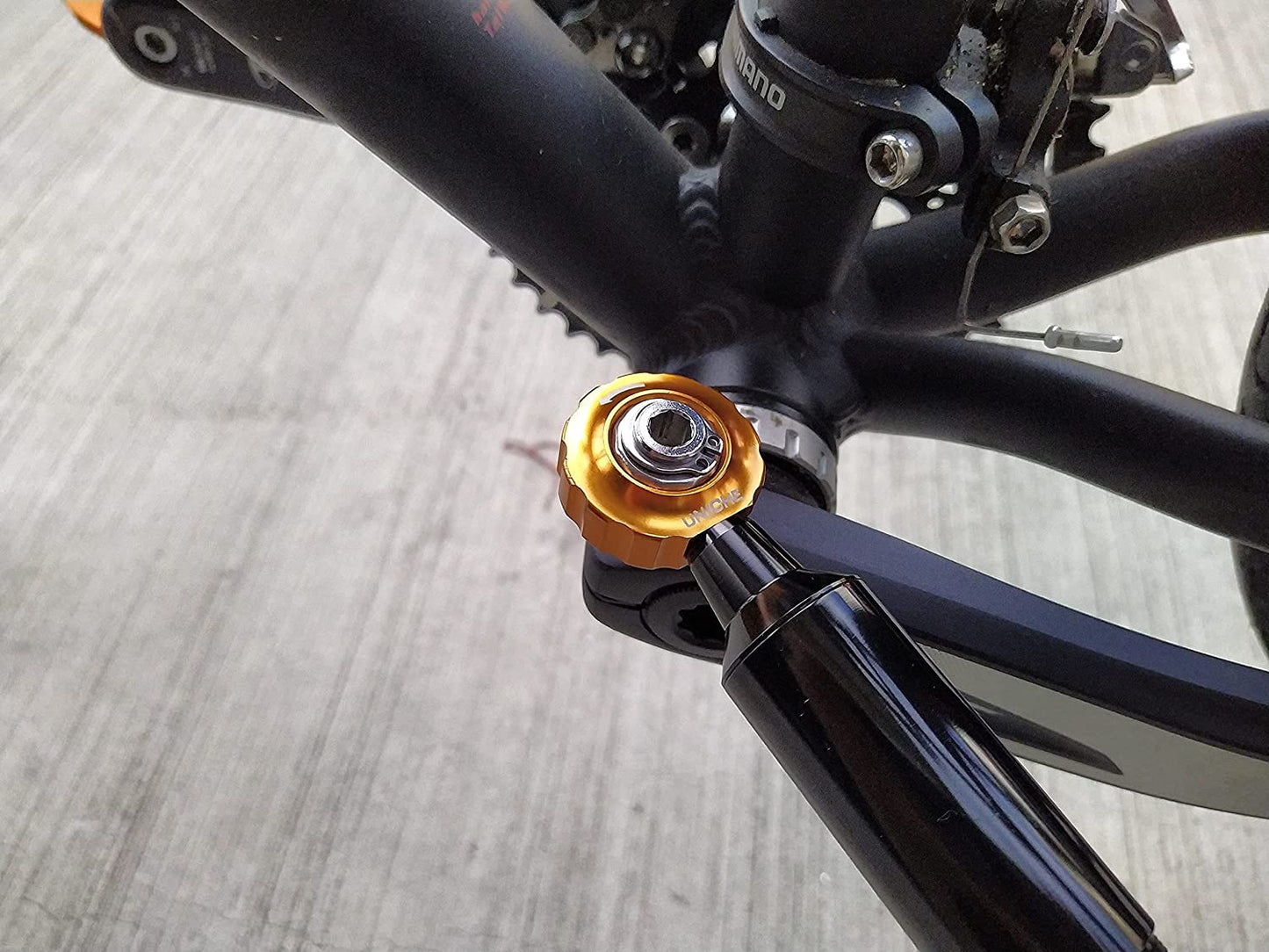 Black Stepless Bicycle Ratchet Mini Tool with Reversible Function. Multitool Repair Kit Road & Mountain Bikes