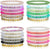 28 Pcs 4 Set Beaded Bright Style Surfer Bracelets Set Colorful Preppy