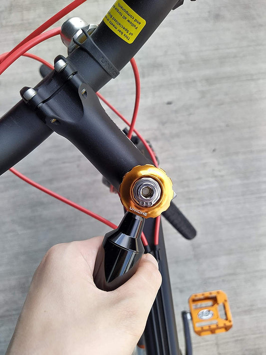 Black Stepless Bicycle Ratchet Mini Tool with Reversible Function. Multitool Repair Kit Road & Mountain Bikes