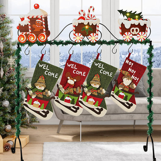 Christmas Stocking Holder Stand Hangers Decoration