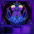 Blacklight Tapestry UV Reactive Skelton Wall Psychedelic Celestial Home Decor(59.1"x78.7")