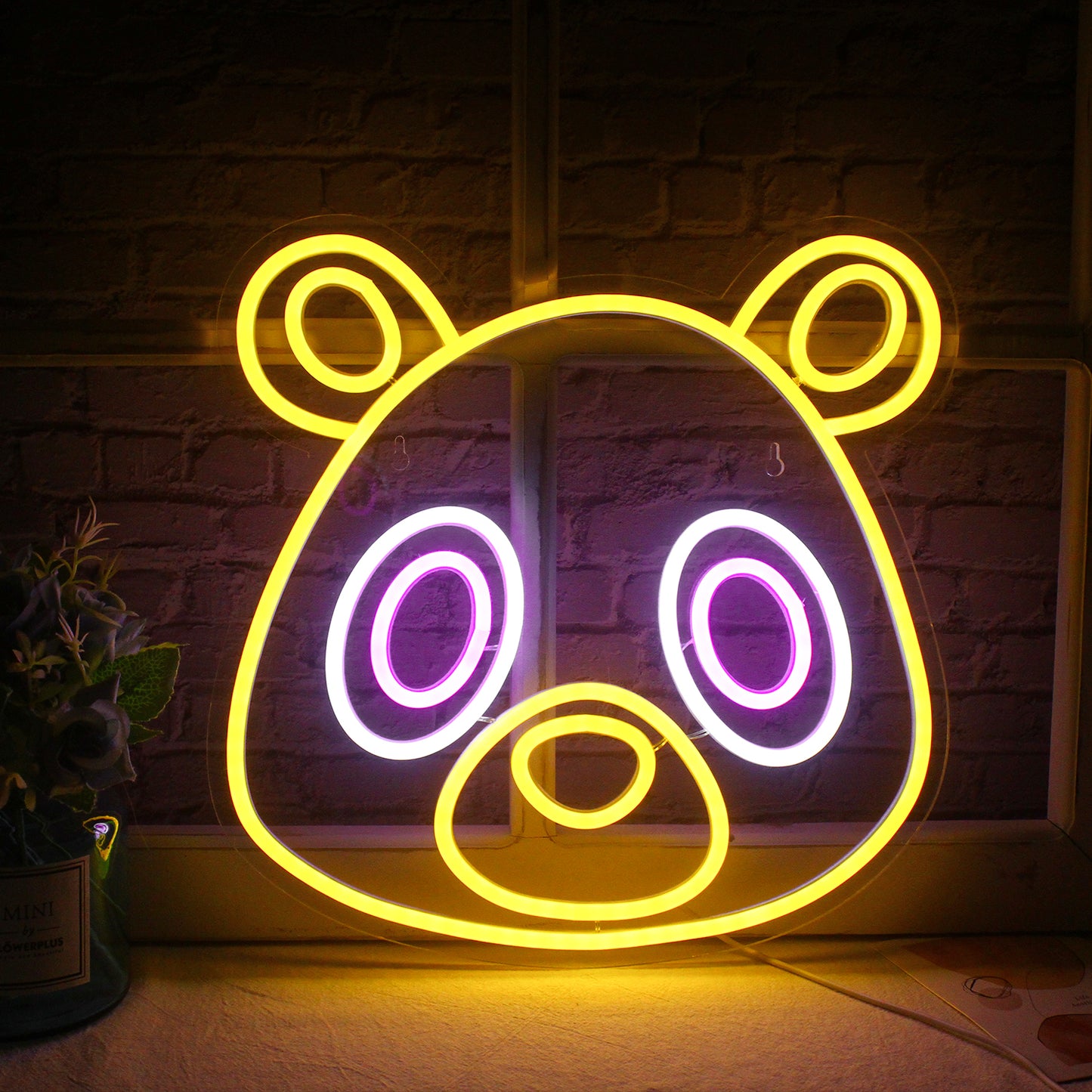 Bear Neon Light for Home Decoration