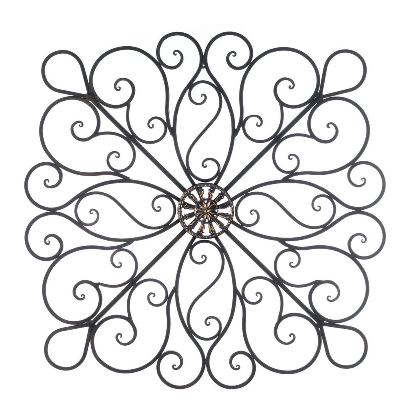 IRON SCROLLWORK WALL DECOR