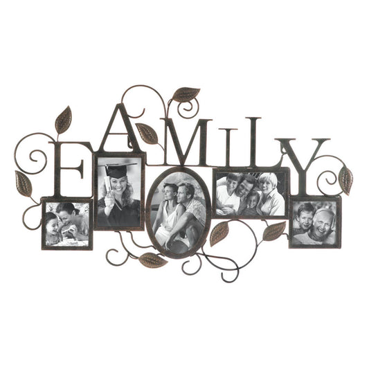 FAMILY 5-PHOTO WALL FRAME