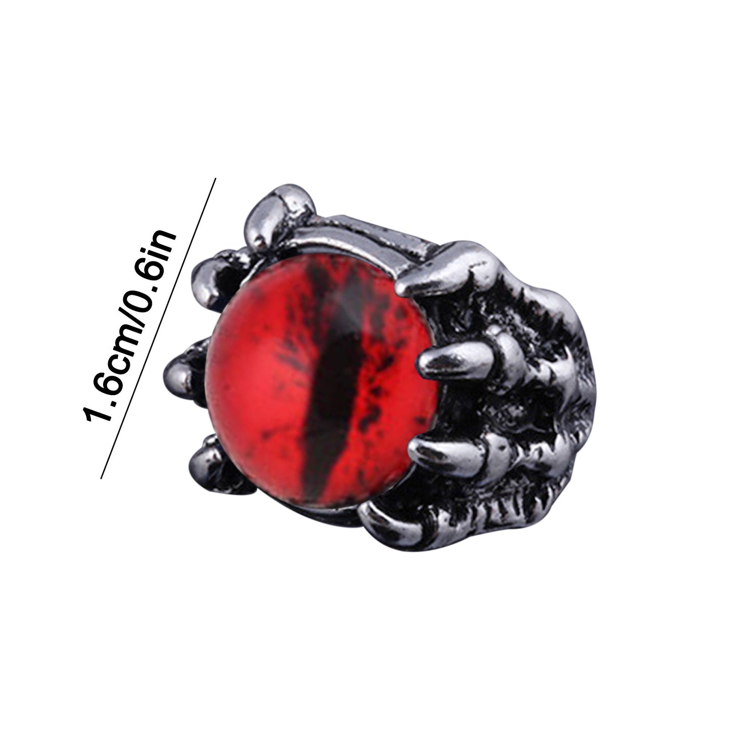 Stainless Steel Punk Devil Skull Ring for Men/Women