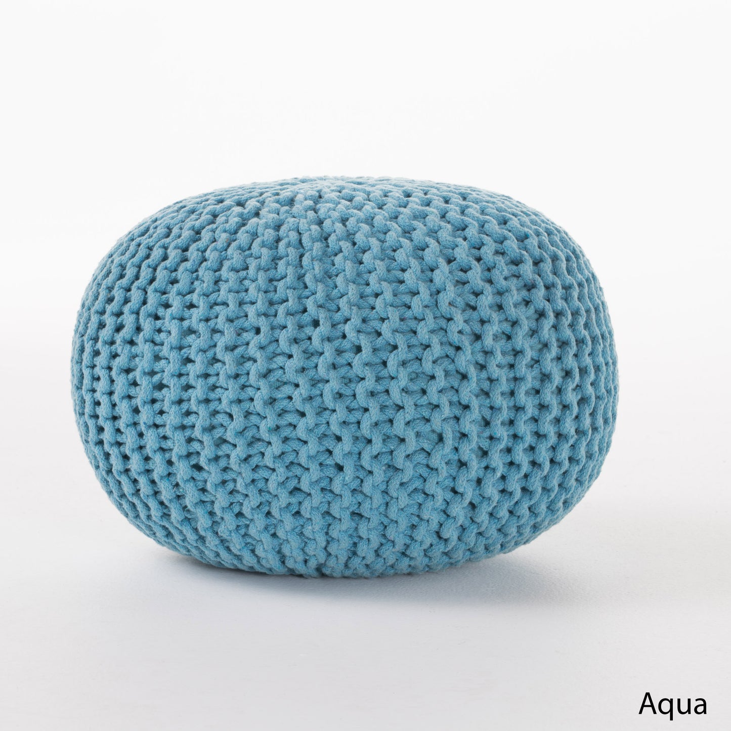 Indoor Bohemian Handcrafted Modern Cotton Ottoman Pouf