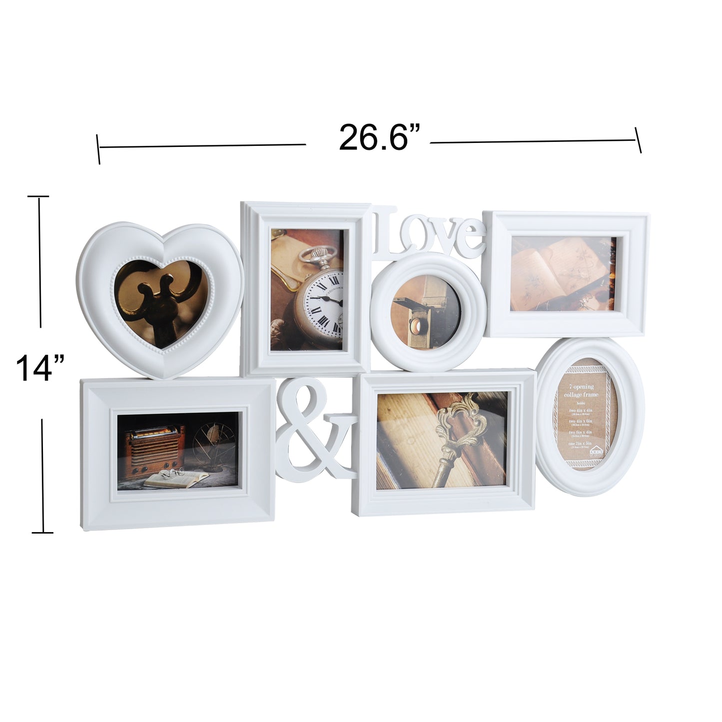 Wall Mounted Frames, White for Home Decoration