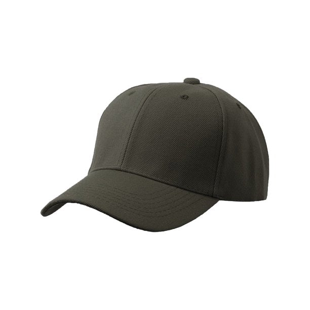 Men's Plain Baseball Cap Adjustable Curved Visor Hat-3P Black Charcoal Navy