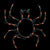 15" Lighted Spider Halloween Window Silhouette Decoration