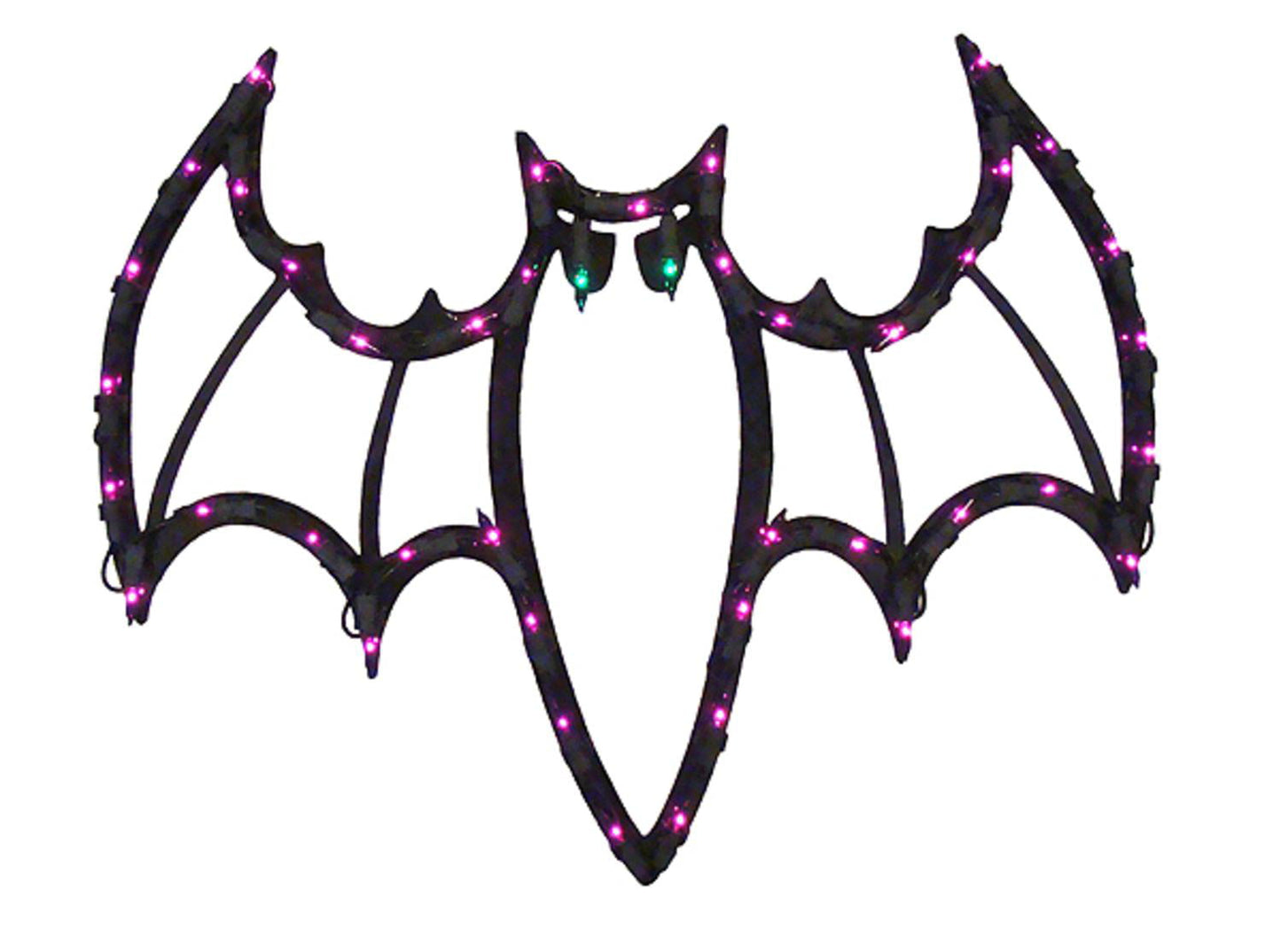 18" Lighted Halloween Spooky Bat Window Silhouette Decoration