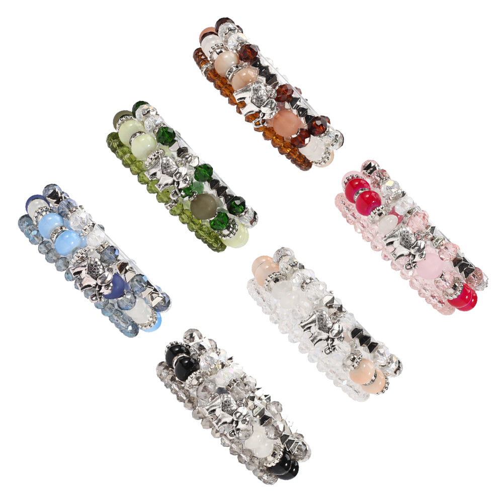 6 Sets Bohemian Style Multi Layer Bracelet for Women