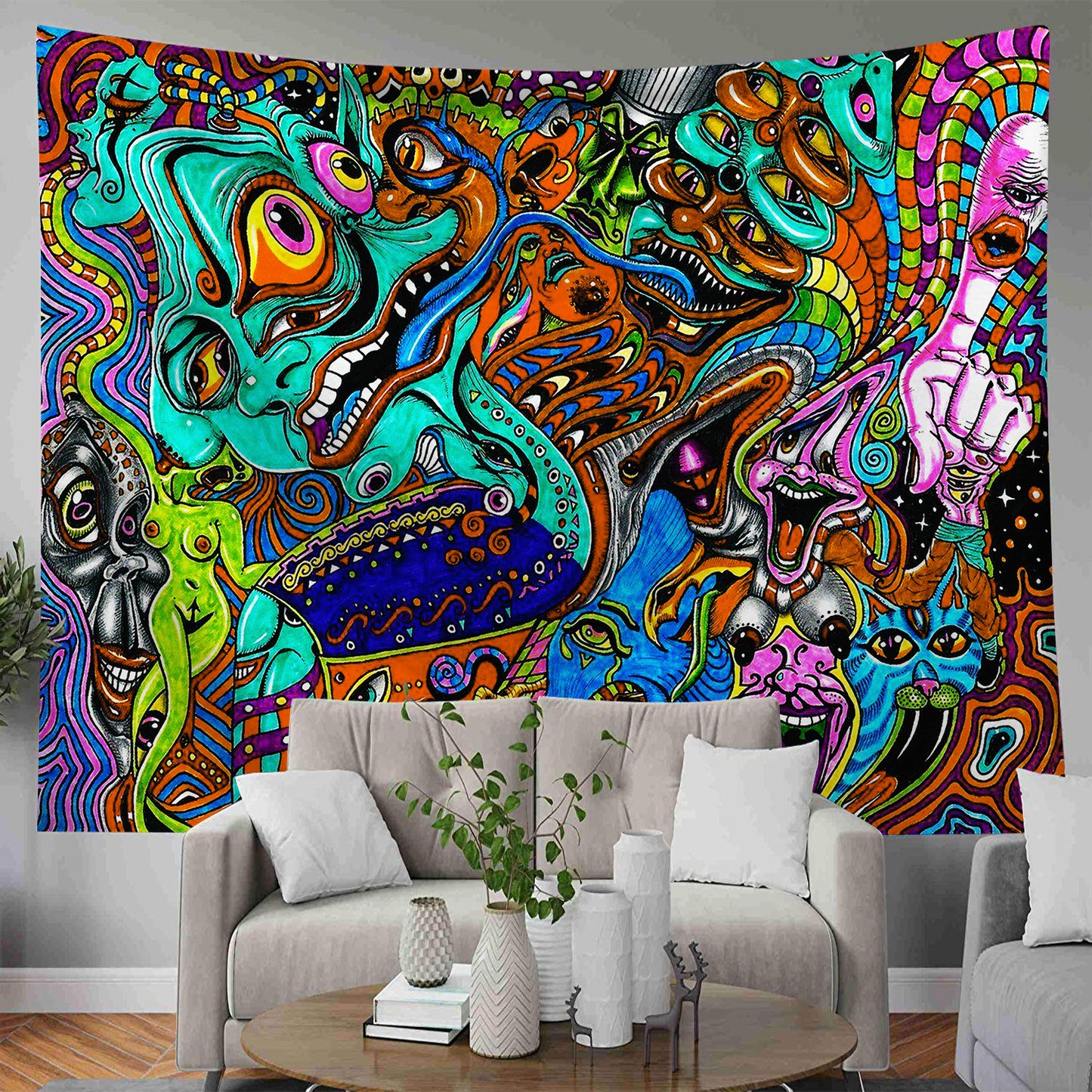 Arabesque Wall Hanging Tapestry 150*130CM