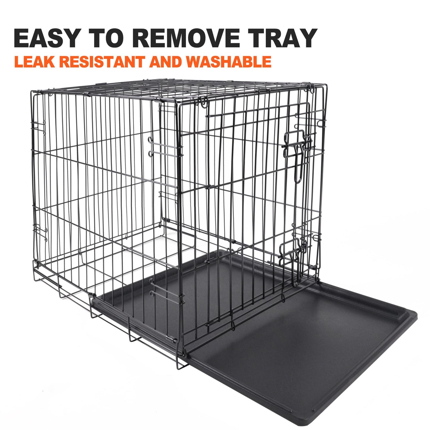 Pet Kennel With Divider, 24in