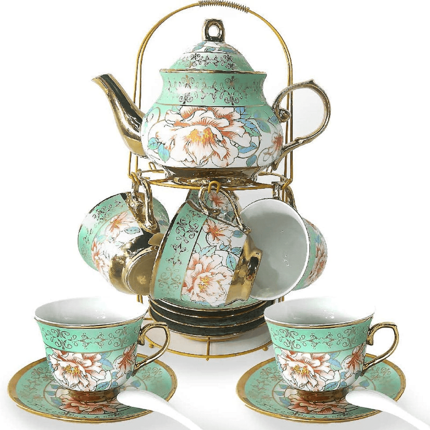 European-Style Ceramic Coffee/Tea Set