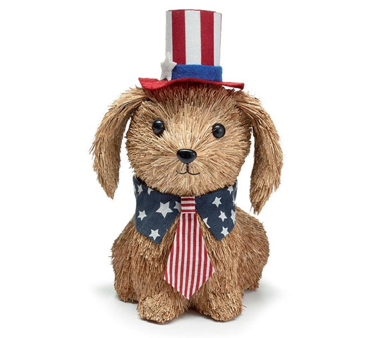 Burton and Burton PATRIOTIC PUPPY WITH TOP HAT