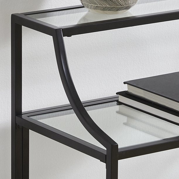 Nola Console Table, Black Finish -