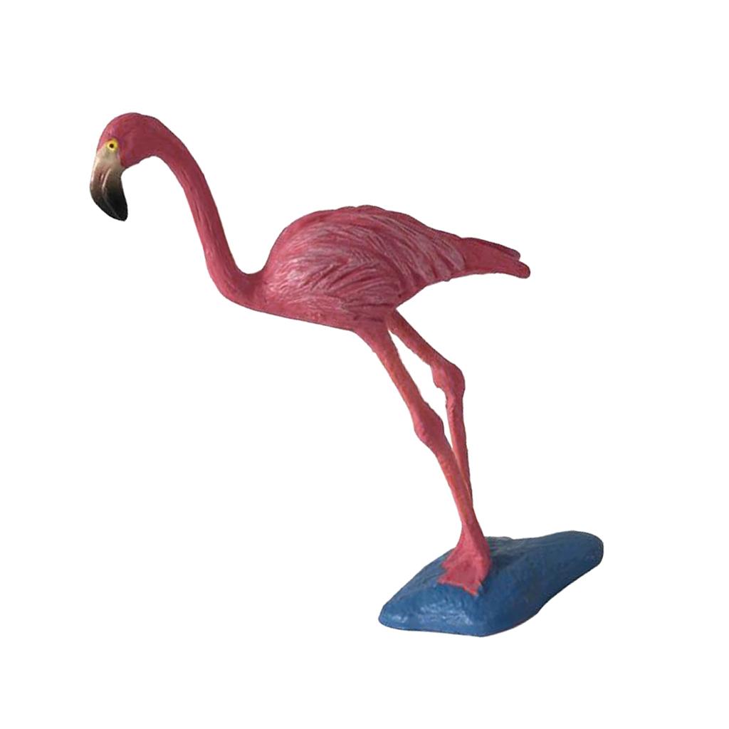 Set of 2 Lovely Garden Pink Flamingo Statue