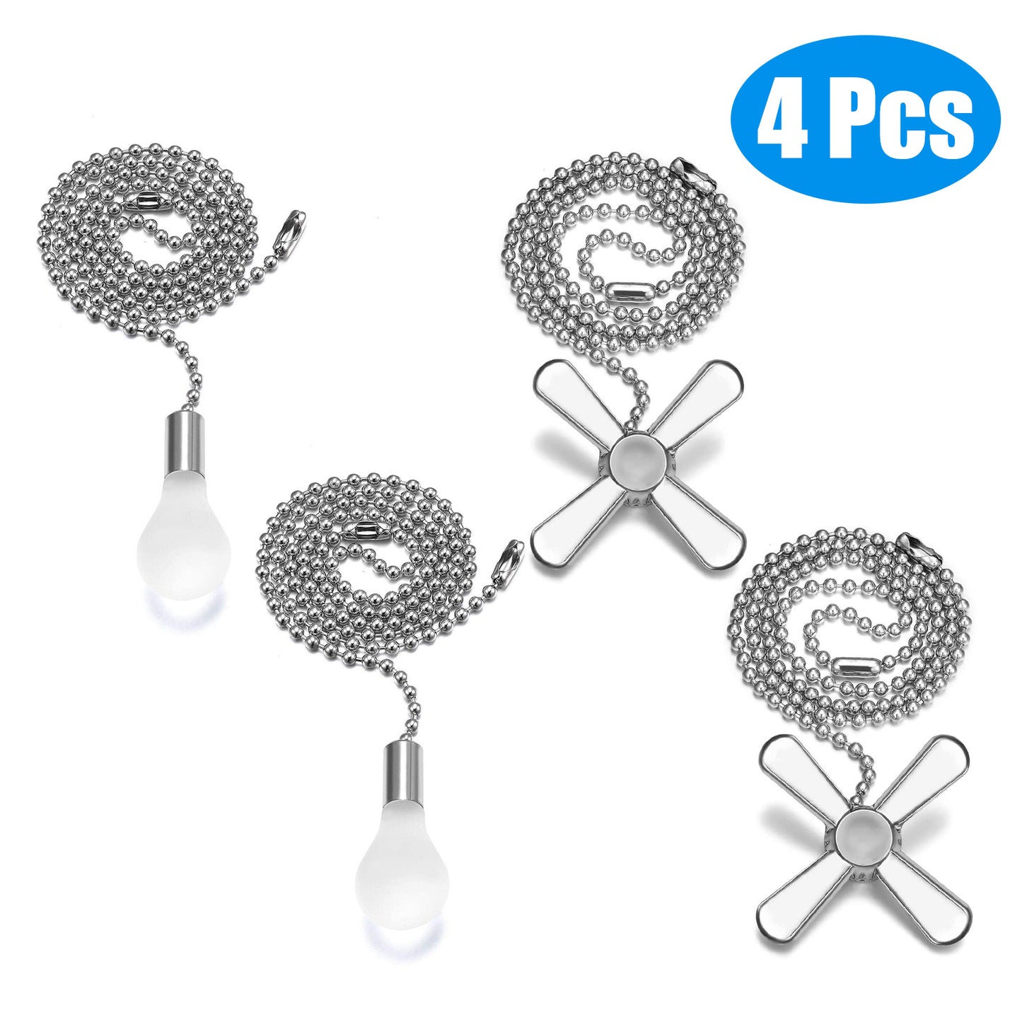 20FT Ceiling Fan Pull Chain Beaded Extension Set