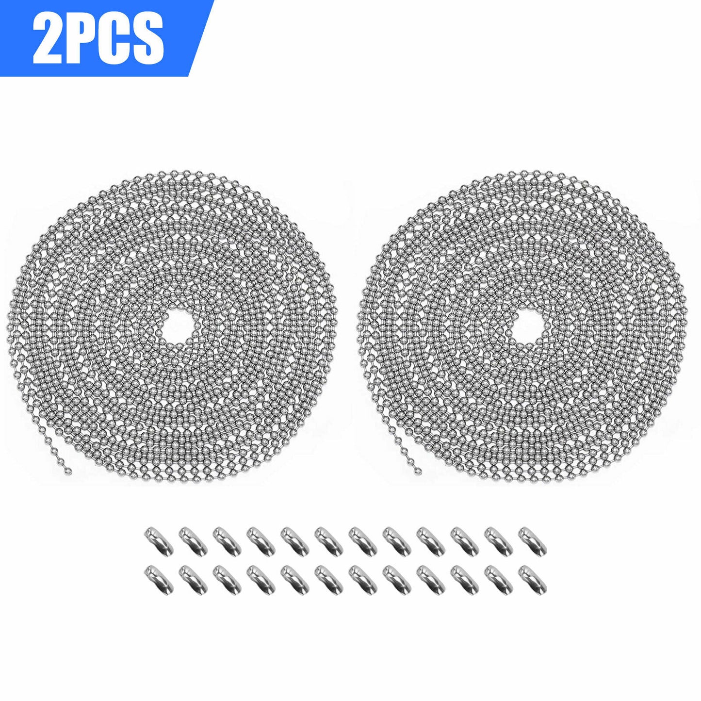 20FT Ceiling Fan Pull Chain Beaded Extension Set