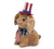 Burton and Burton PATRIOTIC PUPPY WITH TOP HAT