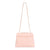 Women's Chevron Quilted Shoulder Bag Blush, Pink