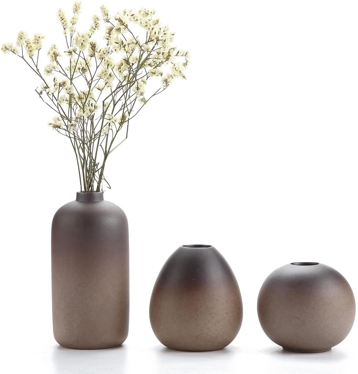 Pack of 3 Ceramic Vase Sets