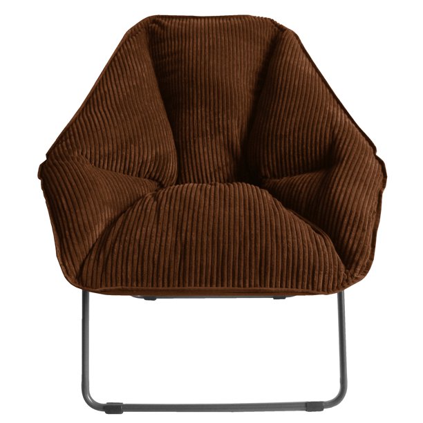 Hexagon Folding Portable Dish Chair Brown