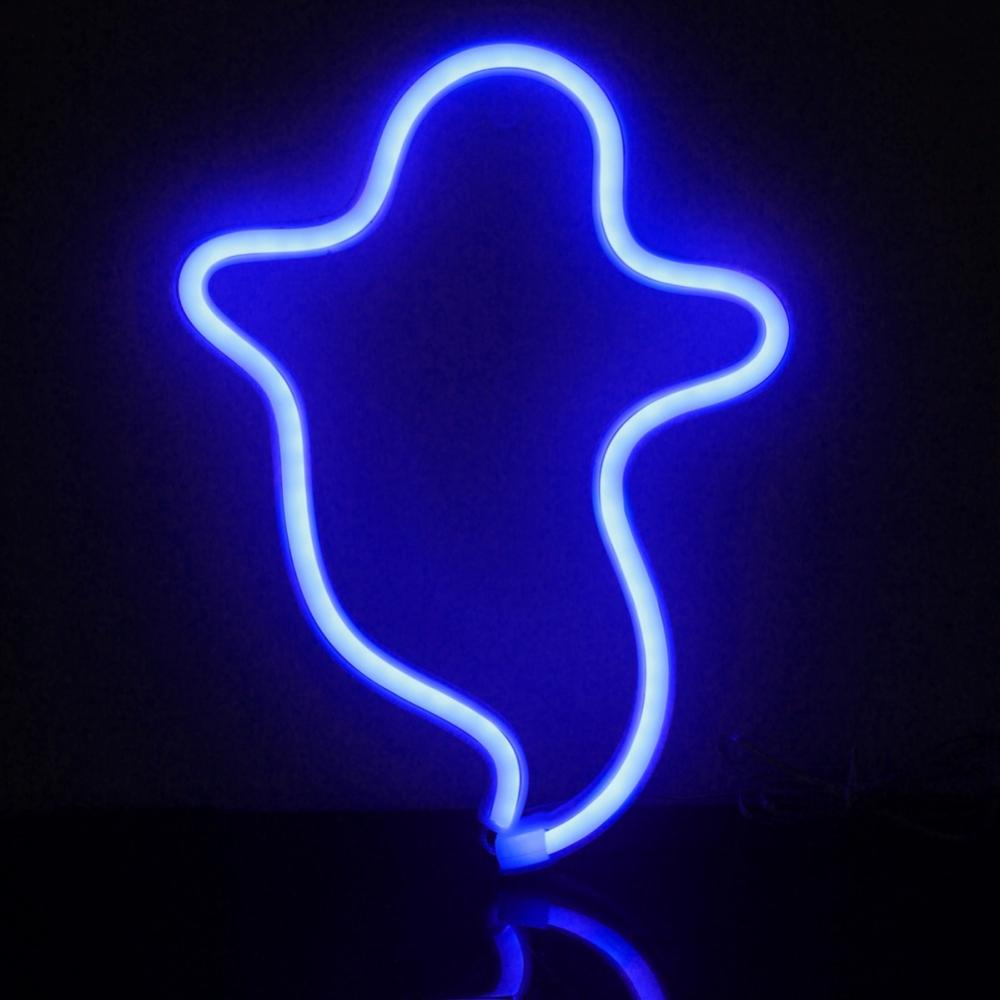 Ghost Neon Light Wall Decor