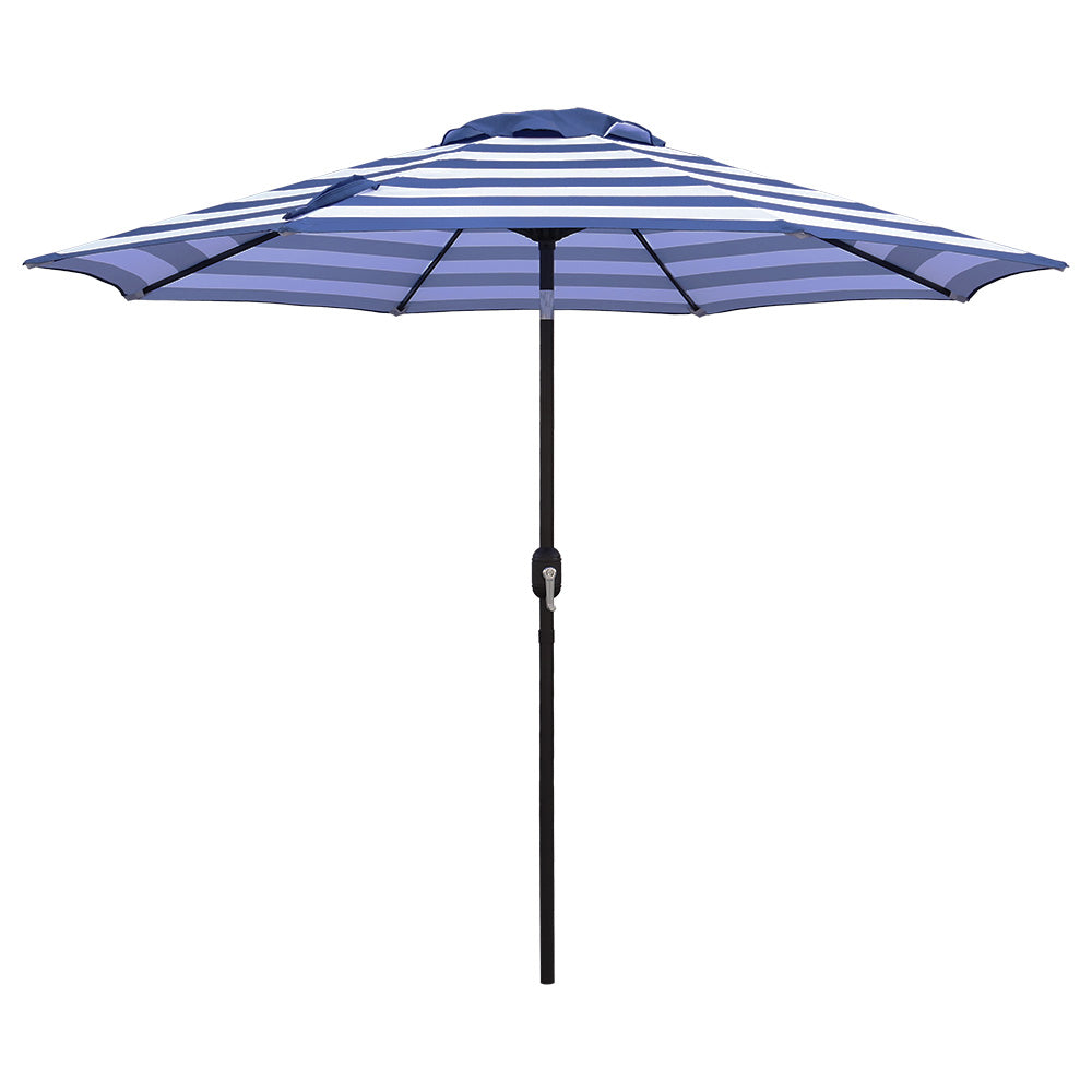 9 ft. Steel Crank & Tilt Market Patio Umbrella