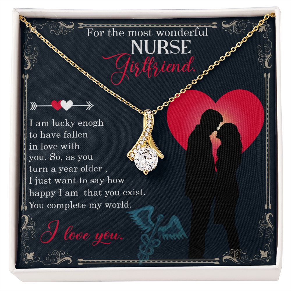 Copy of For the most wonderful nurse girlfriend Alluring Beauty Necklace