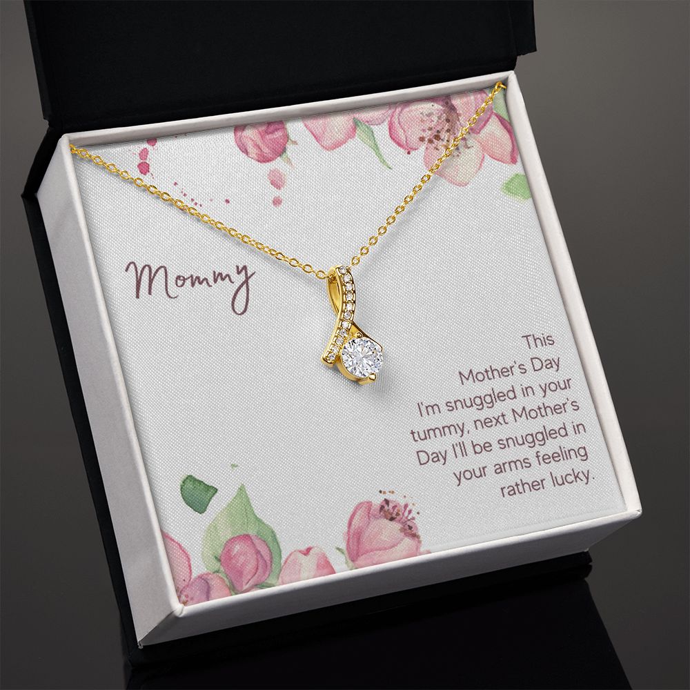 Mommy - Snuggled in Your tummy Alluring Beauty Necklace