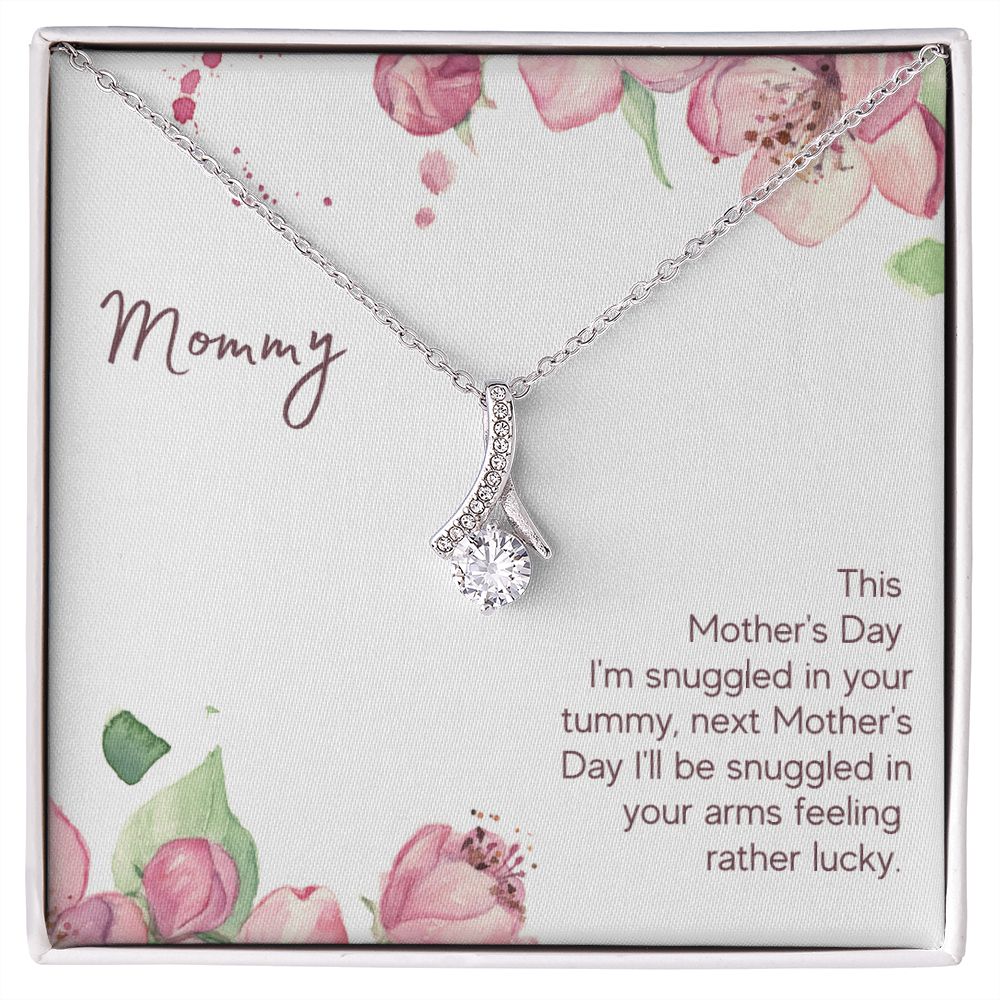 Mommy - Snuggled in Your tummy Alluring Beauty Necklace