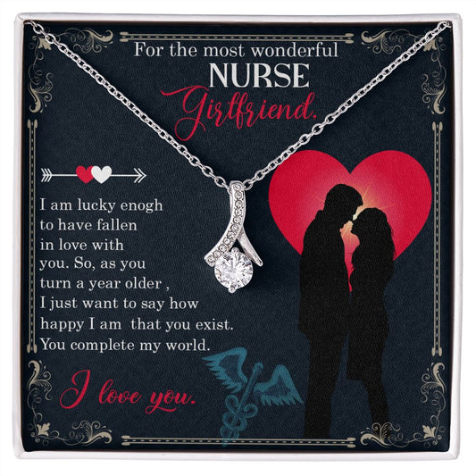 Copy of For the most wonderful nurse girlfriend Alluring Beauty Necklace