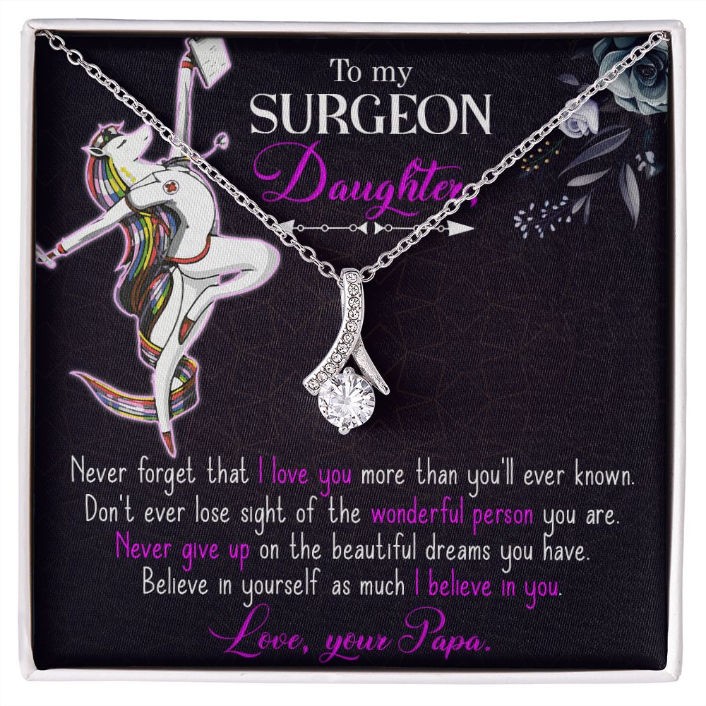 Copy of To my surgeon daughter Alluring Beauty Necklace